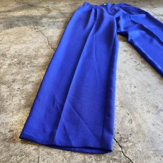 画像5: BLUE COLOR STRAIGHT SLACKS PANTS / W25〜W28 / MADE IN USA (5)