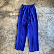 画像2: BLUE COLOR STRAIGHT SLACKS PANTS / W25〜W28 / MADE IN USA (2)