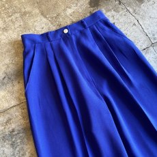 画像3: BLUE COLOR STRAIGHT SLACKS PANTS / W25〜W28 / MADE IN USA (3)