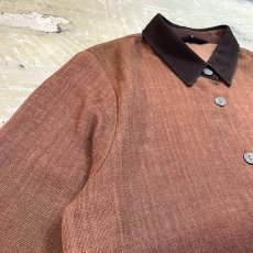 画像3: BOTH SIDE BROWN GRADATION COLOR S/S SHIRT / Mens M (3)