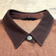 画像10: BOTH SIDE BROWN GRADATION COLOR S/S SHIRT / Mens M (10)