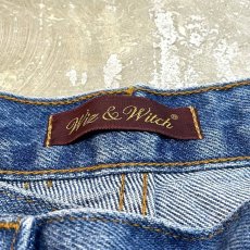 画像11: 【Wiz&Witch】"WEIRD" FUTURE WRAP DENIM PANTS / BLUE / FREE (11)