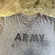 画像7: FRONT "ARMY" LOGO PRINTED DESIGN S/S TEE / Ladies XL (7)