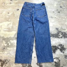 画像2: 【Wiz&Witch】"WEIRD" FUTURE WRAP DENIM PANTS / BLUE / FREE (2)