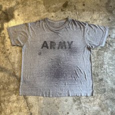 画像1: FRONT "ARMY" LOGO PRINTED DESIGN S/S TEE / Ladies XL (1)