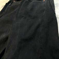 画像4: 【Wiz&Witch】"WEIRD" FUTURE WRAP DENIM PANTS / BLACK / FREE (4)