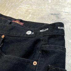 画像10: 【Wiz&Witch】"WEIRD" FUTURE WRAP DENIM PANTS / BLACK / FREE (10)