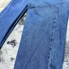 画像6: 【Wiz&Witch】"WEIRD" FUTURE WRAP DENIM PANTS / BLUE / FREE (6)