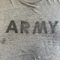 画像9: FRONT "ARMY" LOGO PRINTED DESIGN S/S TEE / Ladies XL (9)