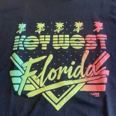 画像5: 80's "KEY WEST" PUFF LOGO PRINTED S/S TEE / Ladies M / MADE IN USA (5)