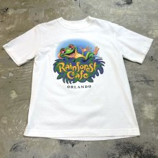 画像1: "RAINFOREST CAFE" FROG FRONT PRINTED S/S TEE / Mens M(S) (1)