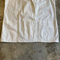 画像6: WHITE COLOR DOUBLE DESIGN OVER VEST / Ladies L(38) (6)