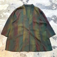 画像1: GRADATION NO COLLAR 1B SHEER JACKET / Mens L (1)