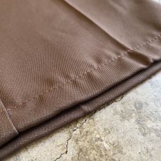 画像11: BROWN COLOR TUCK DESIGN SLACKS PANTS / W31 (11)