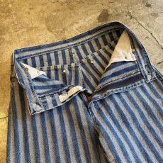 画像7: 【WRANGLER】STRIPE DESIGN DENIM PANTS / W29 / MADE IN USA (7)