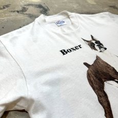 画像3: 80's "BOXER" DOG PRINTED S/S TEE / Mens L / MADE IN USA (3)