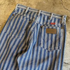 画像9: 【WRANGLER】STRIPE DESIGN DENIM PANTS / W29 / MADE IN USA (9)