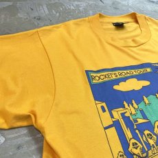 画像3: 90's "ROAD ROCKETS" FRONT PRINTED S/S TEE / Mens L (3)