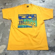 画像1: 90's "ROAD ROCKETS" FRONT PRINTED S/S TEE / Mens L (1)