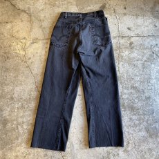 画像2: 【Wiz&Witch】"WEIRD" FUTURE WRAP DENIM PANTS / FREE (2)