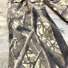 画像7: ALL OVER REAL TREE CAMOUFLAGE PATTERN CARGO PANTS / W29~31 (7)