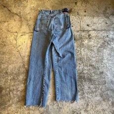 画像2: 【Wiz&Witch】"WEIRD" FUTURE WRAP DENIM PANTS / FREE (2)