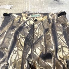 画像10: ALL OVER REAL TREE CAMOUFLAGE PATTERN CARGO PANTS / W29~31 (10)