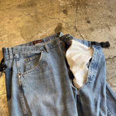 画像5: 【Wiz&Witch】"WEIRD" FUTURE WRAP DENIM PANTS / FREE (5)