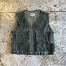 画像2: 6 POCKET DESIGN KHAKI COLOR MESH FISHING VEST / Ladies M (2)