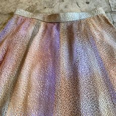 画像5: GRADATION COLOR MESH DESIGN FIXED SLIT SKIRT / W28 (5)