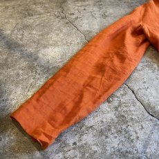 画像6: ORANGE COLOR LINEN DESIGN JACKET / Ladies M (6)