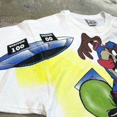 画像3: 90's "LOONEY TUNES" TASMANIAN DEVIL PRINTED S/S TEE / Mens L / MADE IN USA (3)