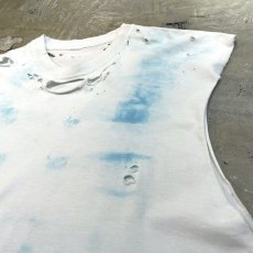 画像4: ALL OVER TIE DYE PATTERN CRASH N/S TEE / Mens L (4)