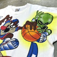 画像4: 90's "LOONEY TUNES" TASMANIAN DEVIL PRINTED S/S TEE / Mens L / MADE IN USA (4)