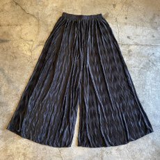 画像1: WAVE PLEATED DESIGN WIDE PANTS / W27~W33 (1)