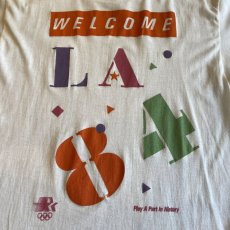 画像5: 80's LOS ANGELES OLYMPIC PRINTED S/S TEE / Ladies L / MADE IN USA (5)