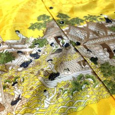 画像5: HUMAN LIFE PATTERN SILK S/S SHIRT / Mens L (5)