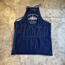 画像1: OLD FRONT PRINTED DESIGN DENIM APRON / Ladies XS~XL (1)