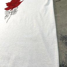 画像6: 90's ROSE FRONT PRINTED S/S TEE / Mens L / MADE IN USA (6)