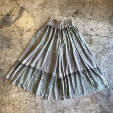 画像2: TRANSFER PATTERN DESIGN WIDE PANTS / W24~W28 (2)