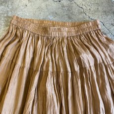 画像6: WASHER DESIGN COLOR TIERED FLARE SKIRT / W25~W38 (6)