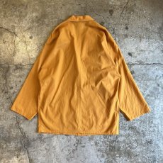 画像2: ORANGE COLOR DOUBLE POCKET DESIGN OVER JACKET / Ladies L (2)