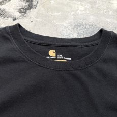 画像9: 【CARHARTT】BLACK COLOR OVER SILHOUETTE N/S TEE / Mens 2XL (9)