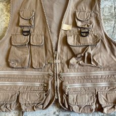 画像8: BEIGE COLOR 16 POCKET DESIGN FISHING VEST / Ladies M(L) (8)