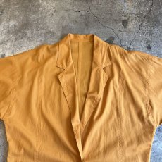 画像8: ORANGE COLOR DOUBLE POCKET DESIGN OVER JACKET / Ladies L (8)