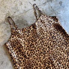 画像3: LEOPARD PATTERN LUSTER DESIGN CAMISOLE / Ladies S(M) (3)