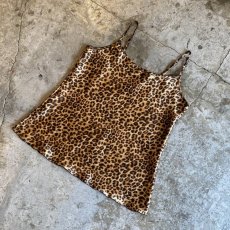 画像4: LEOPARD PATTERN LUSTER DESIGN CAMISOLE / Ladies S(M) (4)