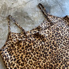 画像10: LEOPARD PATTERN LUSTER DESIGN CAMISOLE / Ladies S(M) (10)