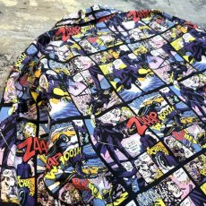 画像9: AMERICAN COMICS PATTERN L/S SHIRT / Mens L (9)