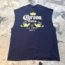 画像2: "CORONA EXTRA" CUT OFF N/S TOPS / Mens XXL (2)